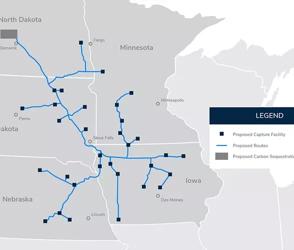 South Dakota legislature passes ‘Landowner Bill of Rights’ for carbon pipeline projects